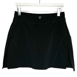SheBeest XL Women Cycling Shorts Skort Padded Solid Black Cycloskort